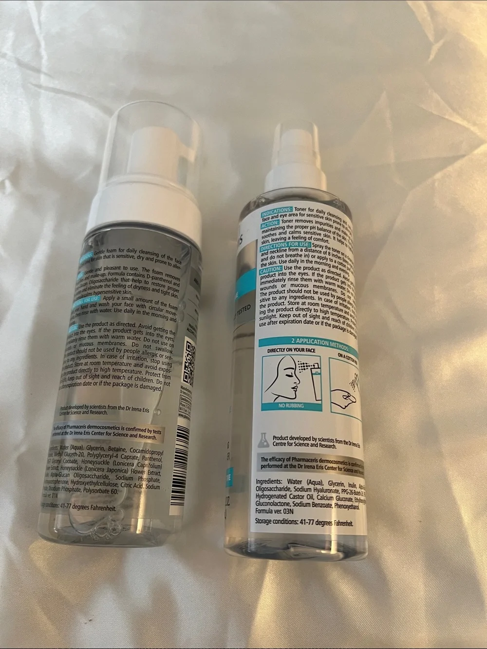 Pharmaceris A allergic & sensitive Duo / Cleansinf Gentle Foam and Dermo Toner